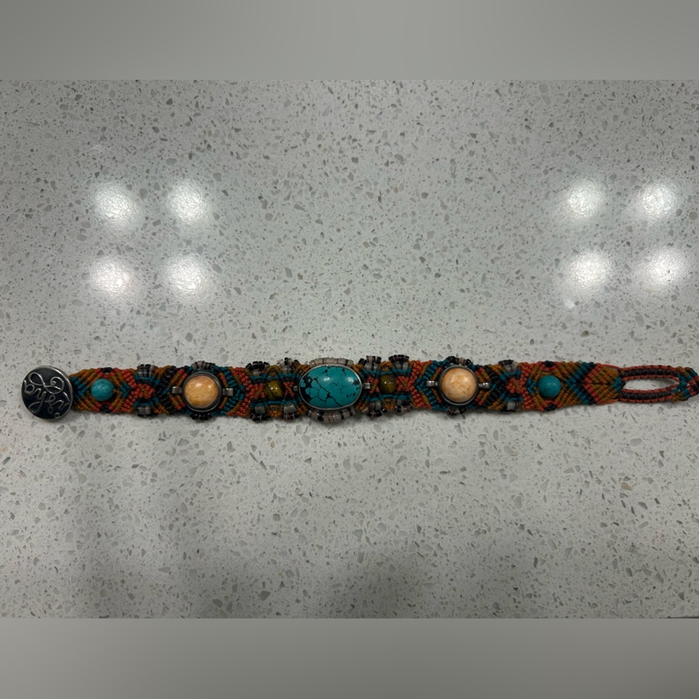 Isha Elafi Turquoise and Earth Tone Bracelet